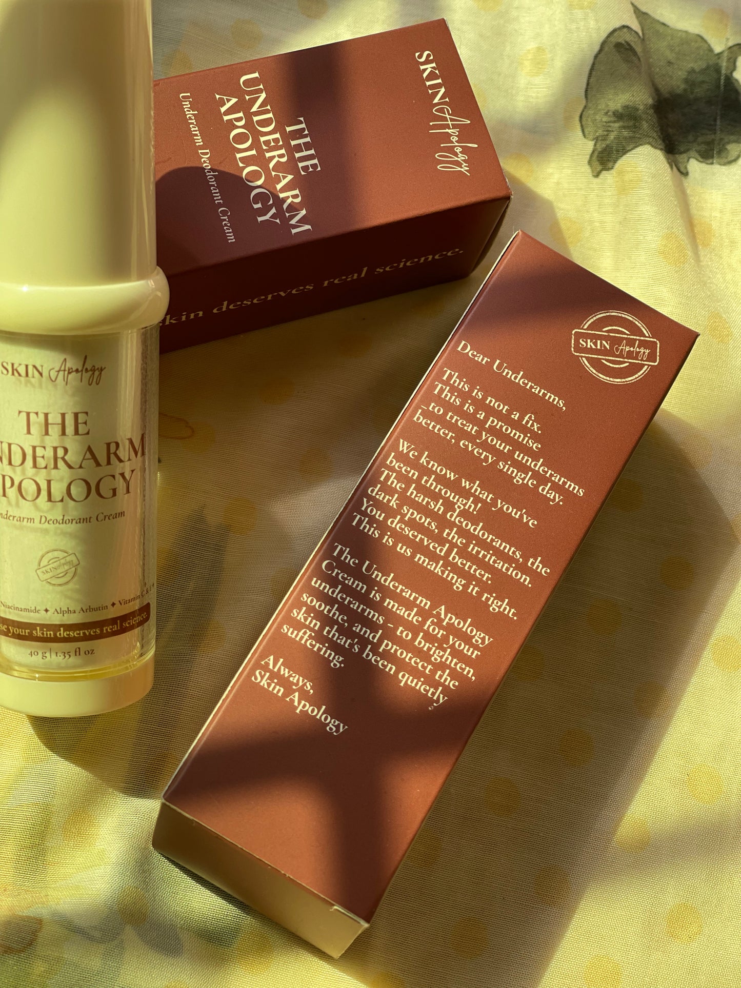 The Underarm Apology - Underarm Deodorant Cream · 40g / 1.35 fl oz
