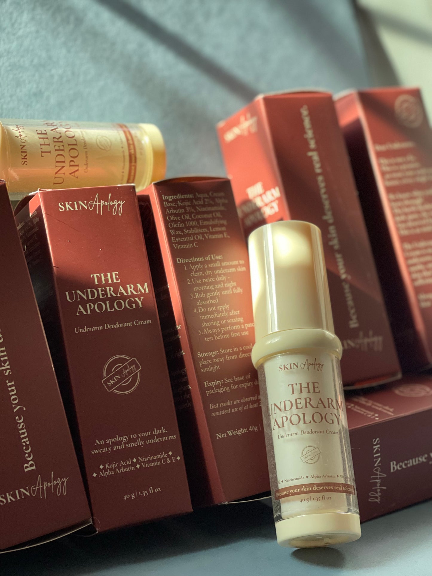 The Underarm Apology - Underarm Deodorant Cream · 40g / 1.35 fl oz
